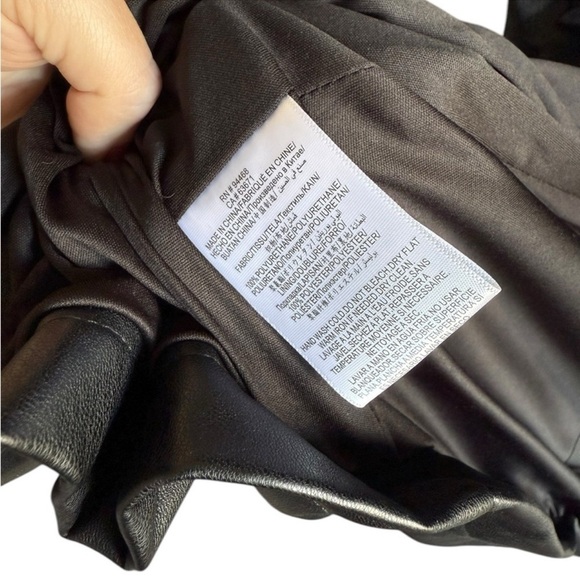 BCBGeneration Frankie Faux Leather Vest Dress Size Small - Picture 13 of 13